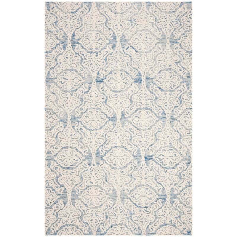 SAFAVIEH Handmade Blossom Mahalia Modern Floral Wool Rug