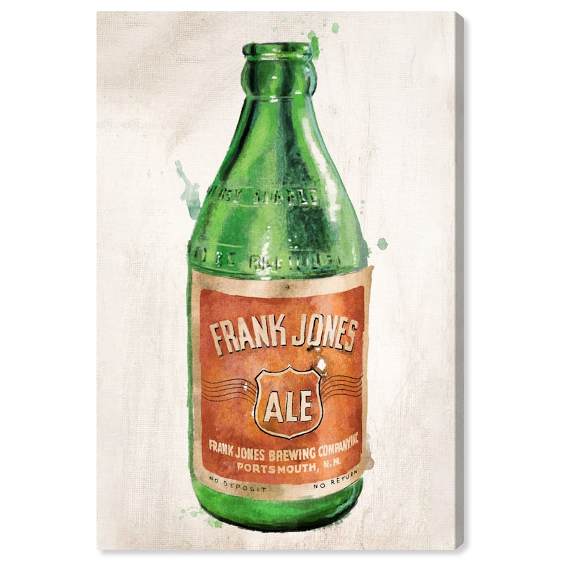 Wynwood Studio 'Frank Jones Ale' Drinks Wall Art Canvas Print Beer