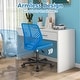 preview thumbnail 21 of 41, Height-adjustable Ergonomic Kids Desk Chair with Universal Casters-Blue
