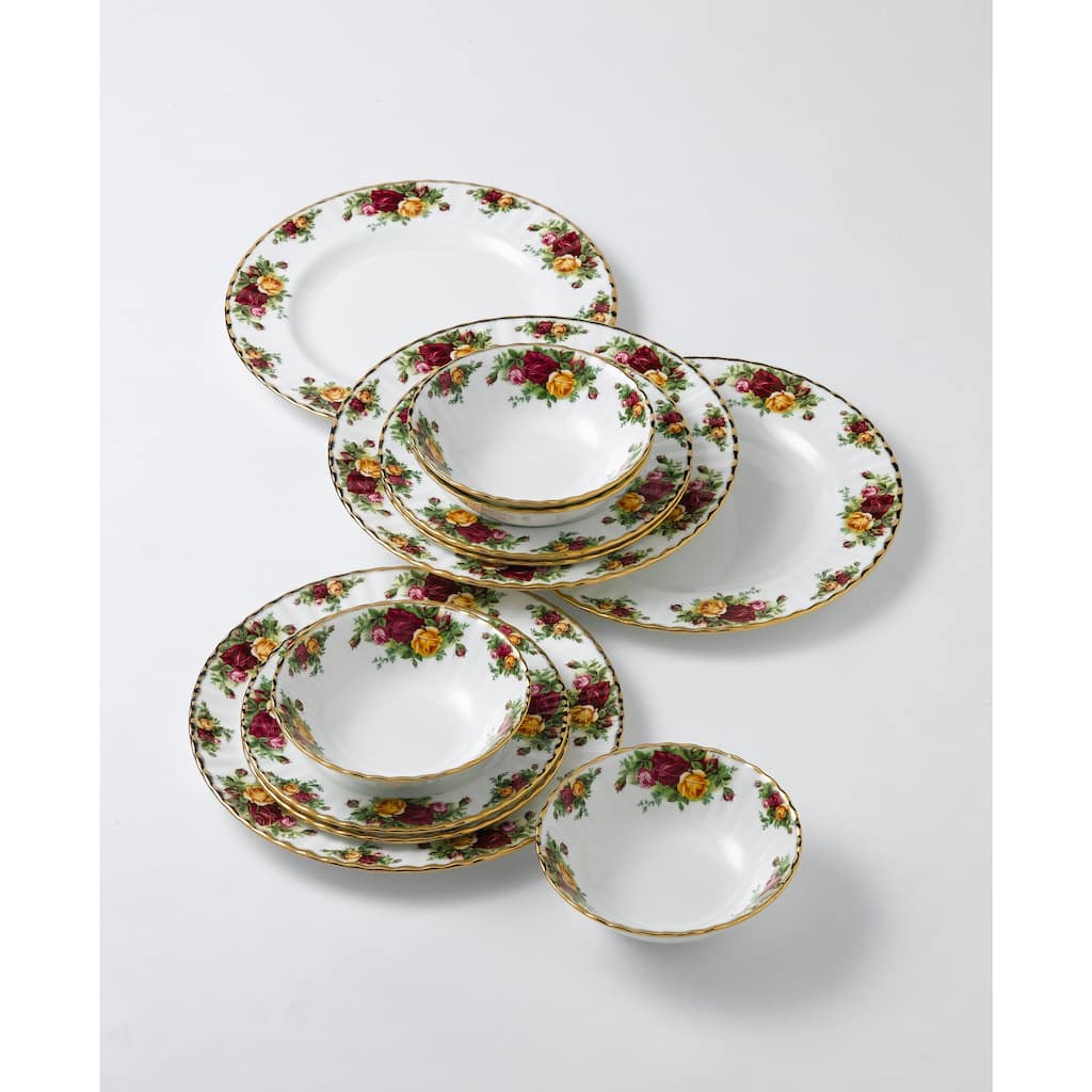 Royal Albert Old Country Roses Dinnerware Set, 12 Pieces