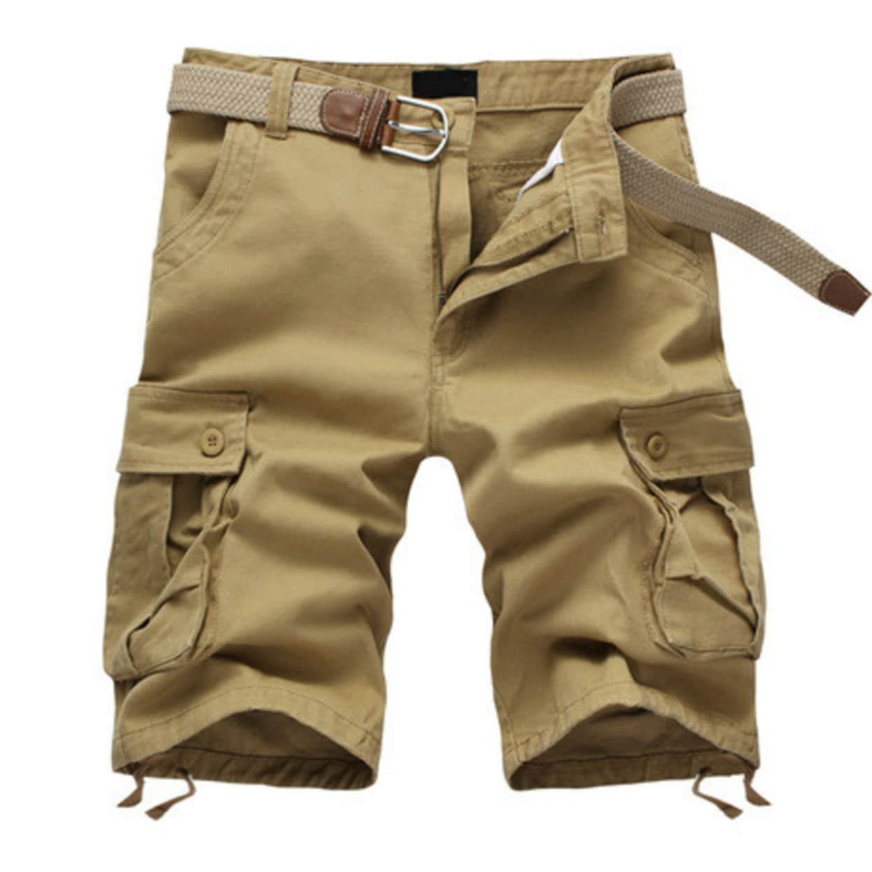 Mens Casual Shorts Pocket Beach Work Casual Short Comfy Fashion Sport Loose Active Trouser