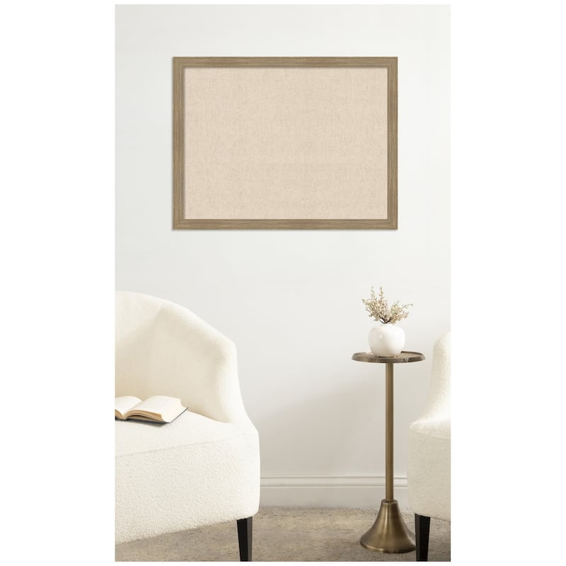 Kate and Laurel Pinboard Neutral Linen