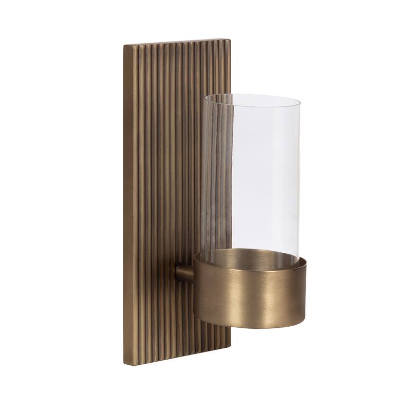 Kate and Laurel Rooks Metal Wall Sconce