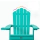 preview thumbnail 17 of 26, Folding Adirondack Chair with Cup Holder, for Patio Deck Garden