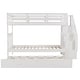 preview thumbnail 42 of 44, Twin-over-Twin Bunk Bed with Twin size Trundle for Bedroom, Dorm, Adults