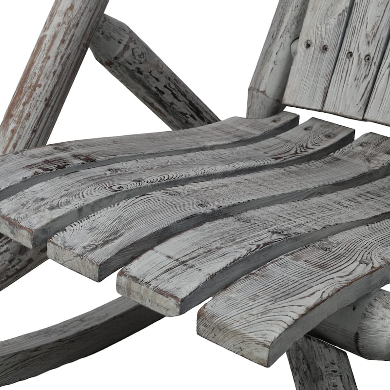 Classic Wooden Porch Rocker Chair, Durable Patio Rockers for Outside, Garde