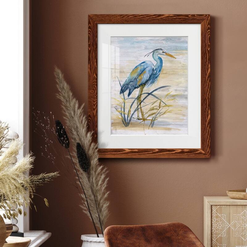 Blue Heron I-Premium Framed Print - Ready to Hang