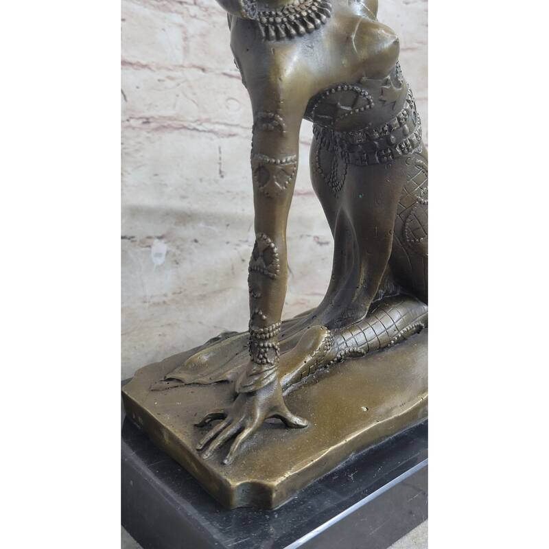 Handmade Art Nouveau By~D.H Chiparus~ Dancer Dance Dancing Bronze Sculpture
