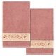 preview thumbnail 22 of 31, Authentic Hotel and Spa Turkish Cotton Mackenzie 2PC Bath Towel Set Tea Rose