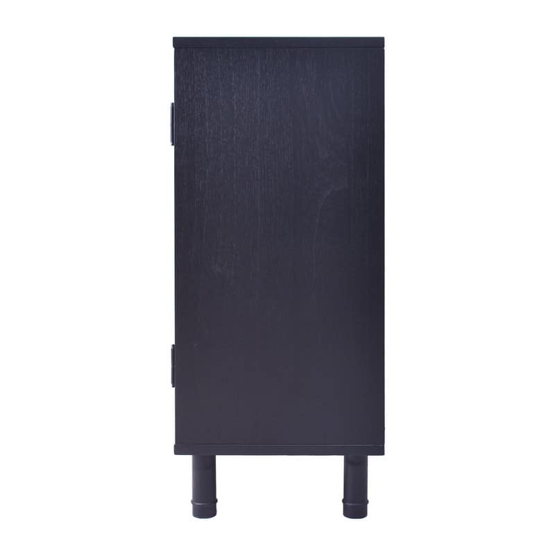 Hopper Studio Delancey Black Brown 2 Door Cabinet