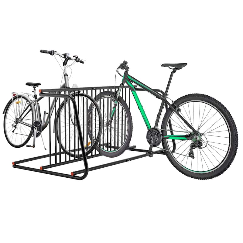 GDFStudio - Rylan Bike Rack Modern Metal Double-Sided Freestanding Floor Storage - N/A