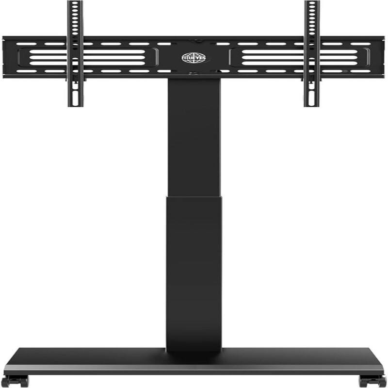 Hand Crank Lift TV Stand with Wheels