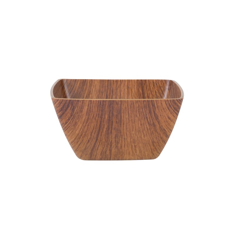 Luxe Party Mahogany Collection Square Serving Bowl - Brown - 5" - 1 Piece