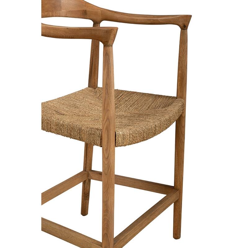 Furniture Classics Natural Wood Abraham Counter Barstool