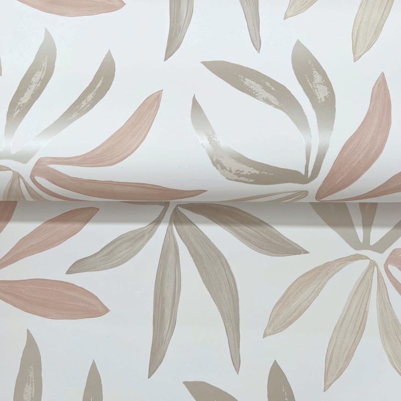 York Wallcoverings Little Garden Nude and Blush Wallpaper