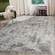 SAFAVIEH Handmade Venice Shag Djenka 3-inch Thick Rug - 5' x 7' - Silver