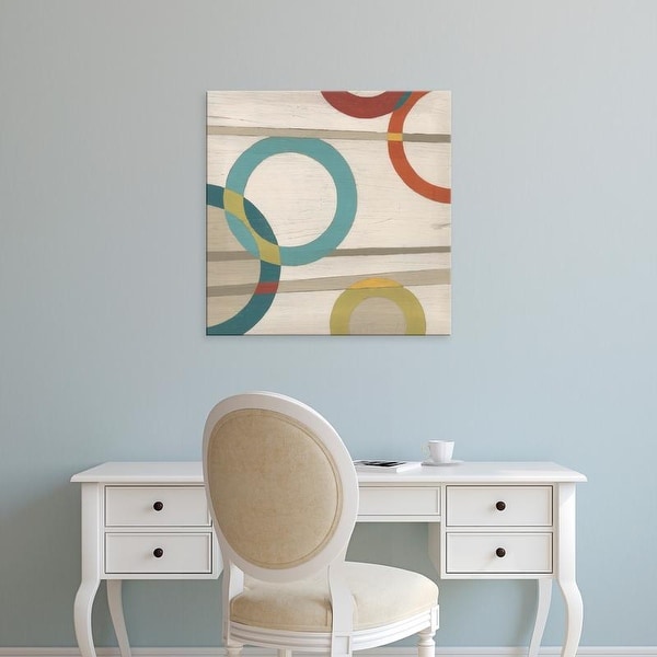 Easy Art Prints June Erica Vess's 'Circular Logic II' Premium Canvas Art