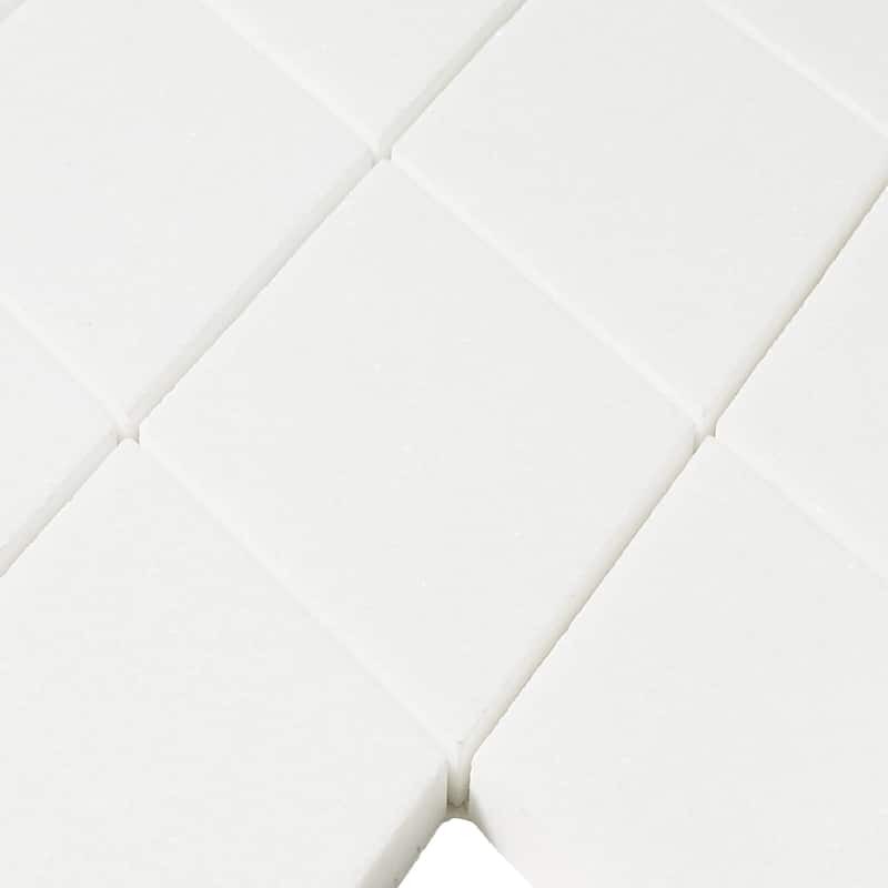Thassos Marble 3" x 5.5" Harlequin Polished Mosaic Tile