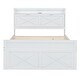 preview thumbnail 18 of 43, Platform Bed Frame with Storage Headboard, Trundle & Charging Station, Wood Captain Bed with 3 Drawers, Low Profile Bed