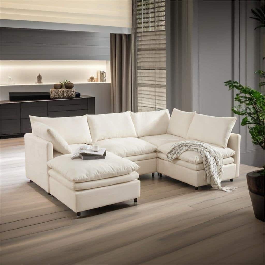Modern U-shaped Sectional Sofa