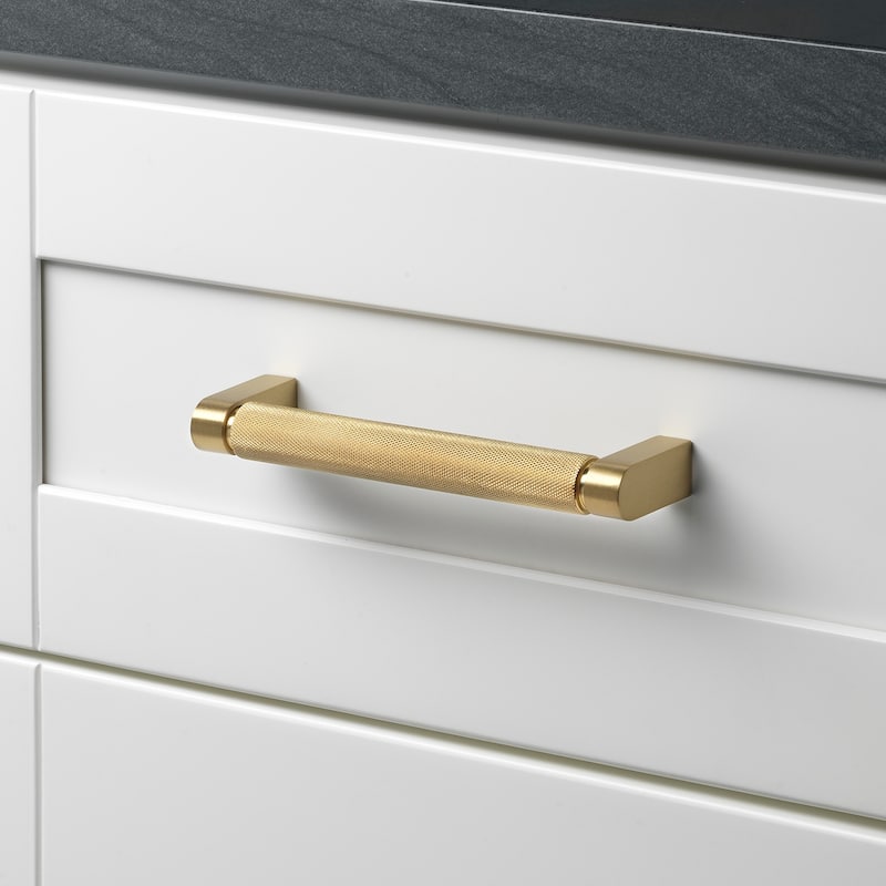 6-5/16 in. Center Knurled Bar Pull Cabinet Hardware Handle (10 Pack)