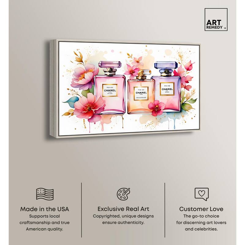 Floral Fragrance Canvas by Art Remedy