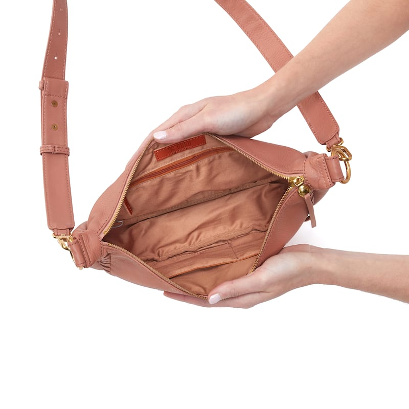 HOBO Knox Leather Crescent Sling Bag