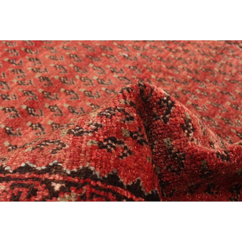 ECARPETGALLERY Hand-knotted Andelz Red Wool Rug - 2'6 x 6'1