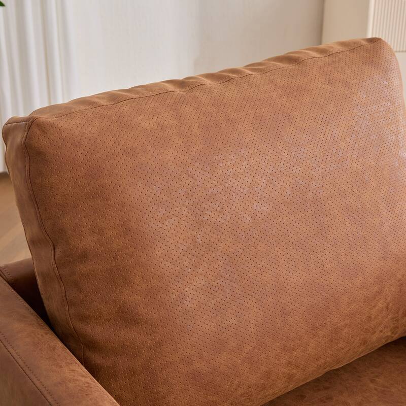 30.7"W Upholstered Square Swivel Accent Chair and Comfy Accent Single Sofa Chair for Living Room Bedroom Apartment
