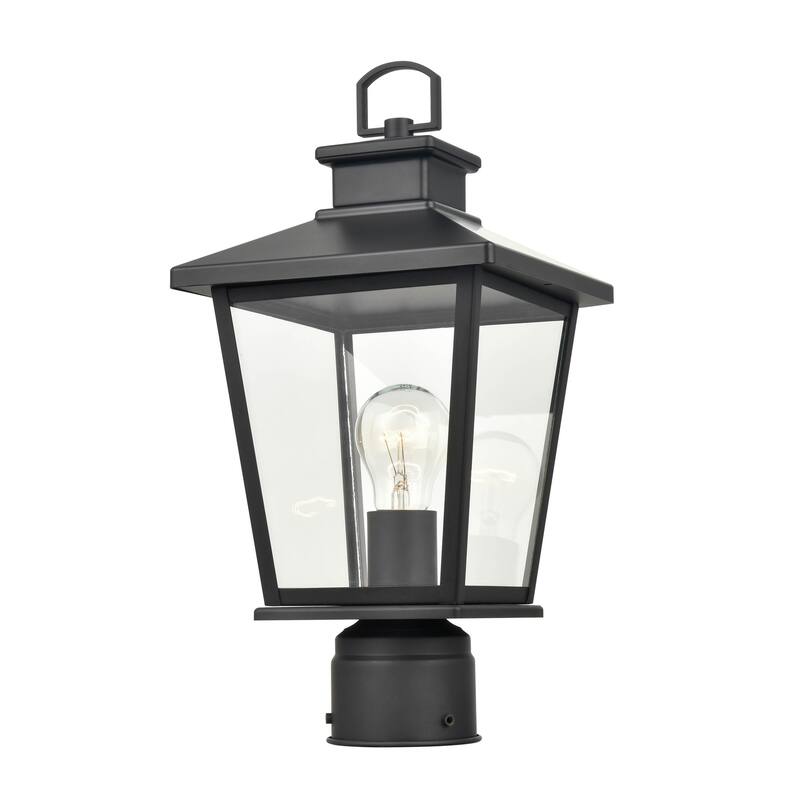 Millennium Lighting Bellmon 1 Light Outdoor Post Lantern with a Clear Glass Shade