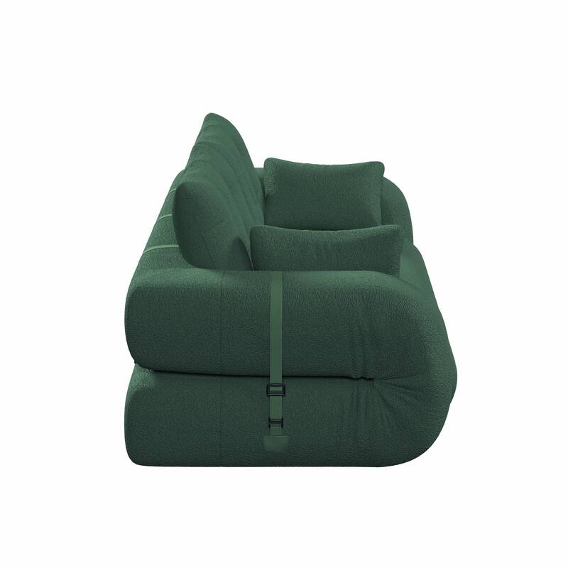 78.7″ Teddy 3-Seater Modular Sleeper Sofa with Convertible Lounge Design