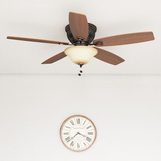 52" Honeywell Glen Alden Oil Rubbed Bronze LED Indoor Ceiling Fan with Light & Pull Chain
