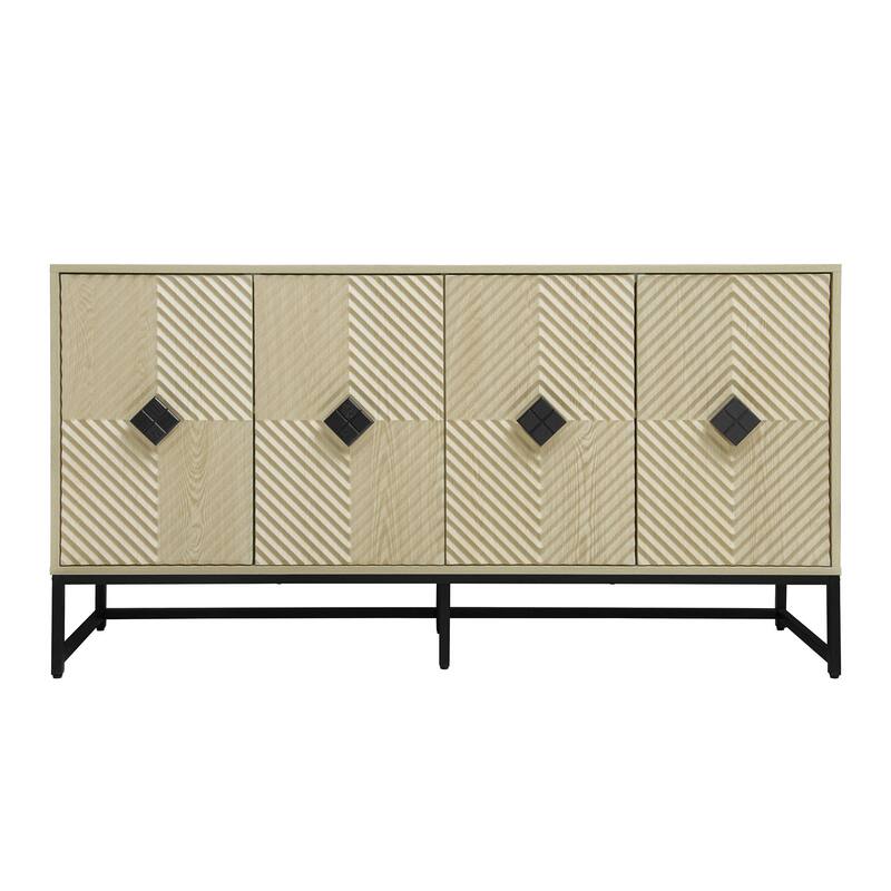 Carved 4 Door Sideboard