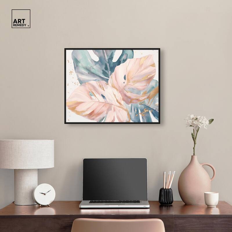 Golden Spritz Canvas by Art Remedy