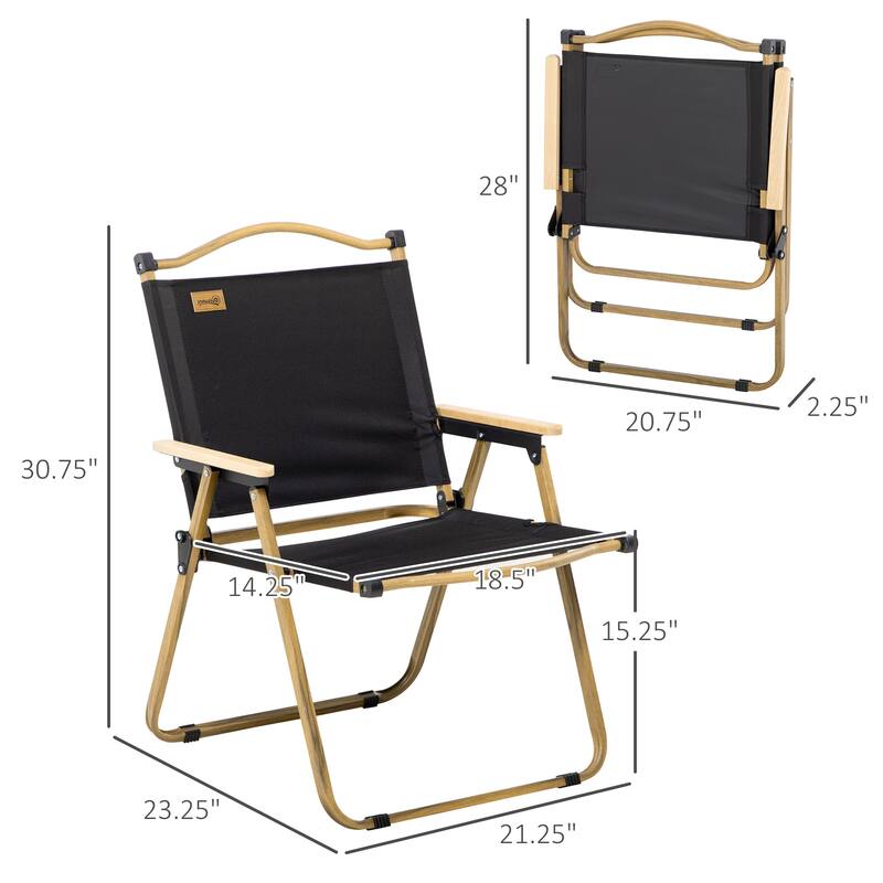 2 Pack Lightweight Folding Camping Chair