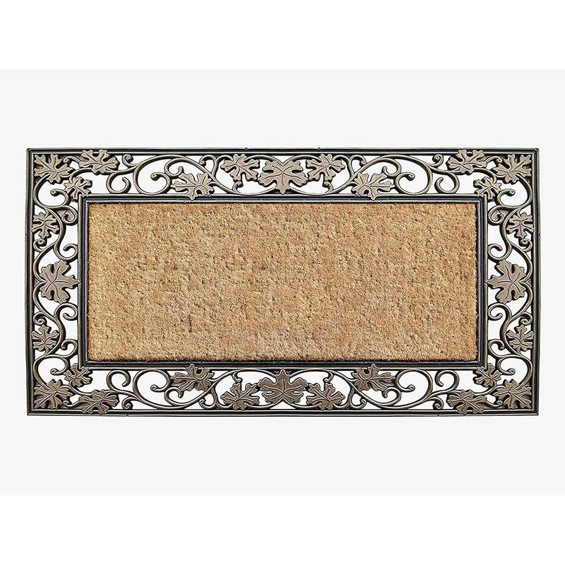 A1HC Rubber and Coir Heavy Duty Non-Slip Tapered Edge Doormat