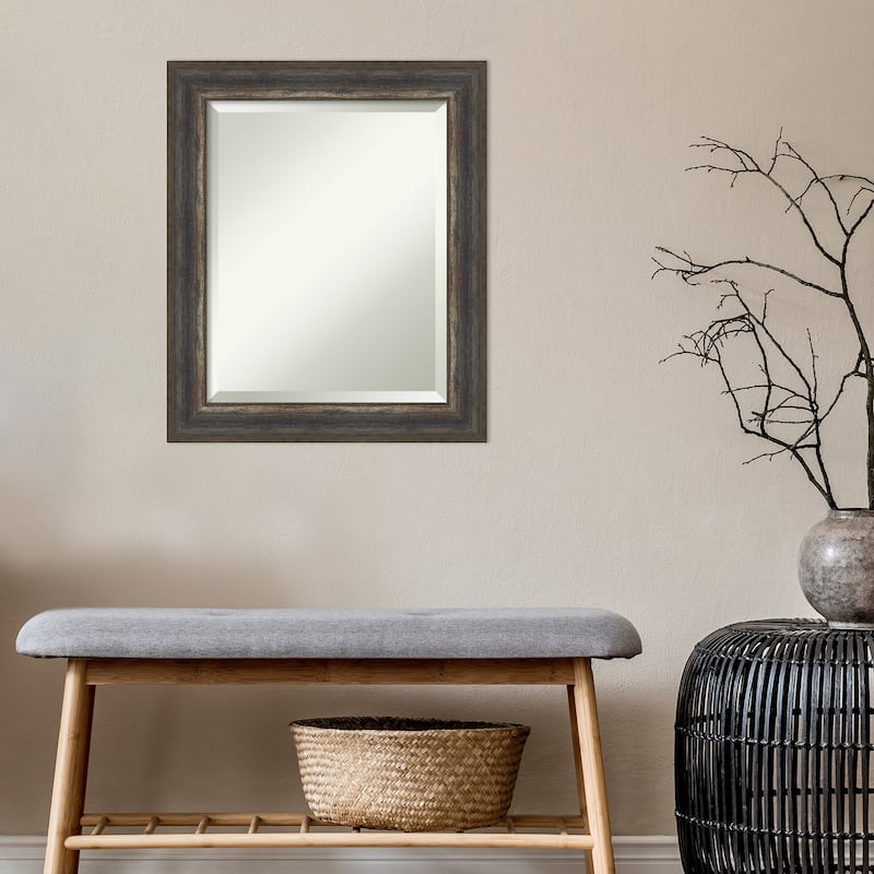 Beveled Bathroom Wall Mirror - Alta Frame