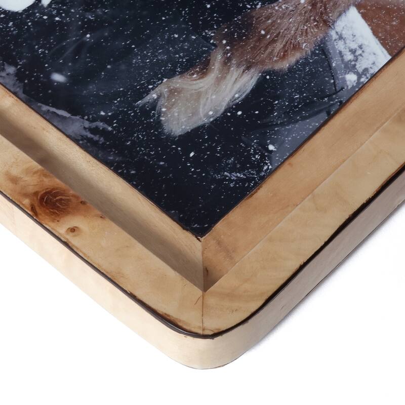 Valberg Burl Veneer Tabletop Photo Frame