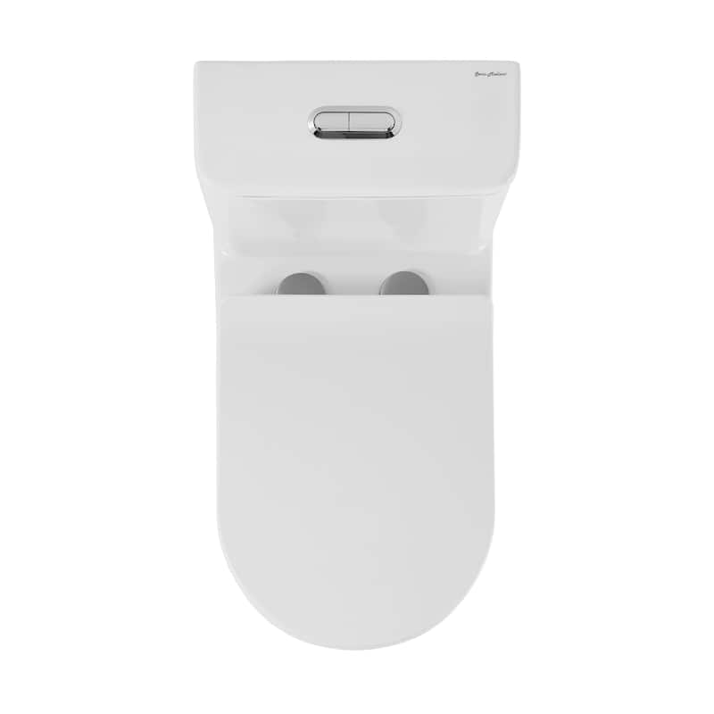 Burdon One Piece Square Toilet Dual Flush 0.8/1.28 gpf