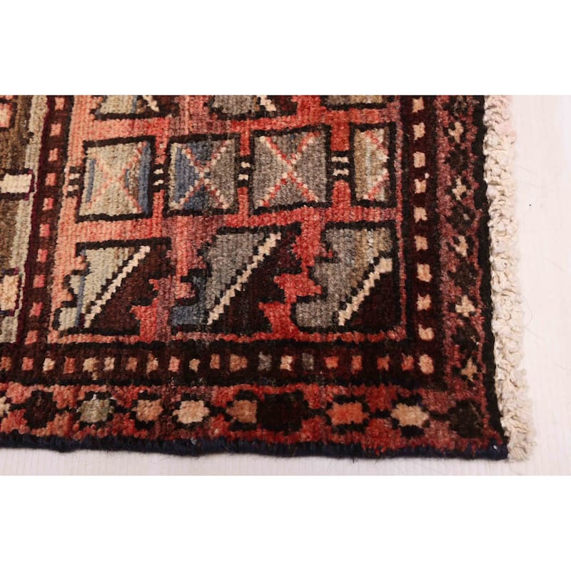 ECARPETGALLERY Hand-knotted Kayseri Vintage Brown Wool Rug - 4'3 x 8'10