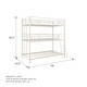 preview thumbnail 11 of 31, Avenue Greene Quinton Triple Metal Bunk Bed