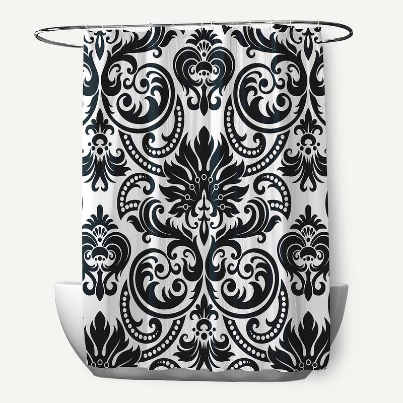 Alexys Shower Curtain - Black