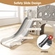 preview thumbnail 4 of 15, 8 in 1 Toddler Slide, Indoor/Outdoor Playset & Slide, Kids Slide for Toddlers Age 1-3, Baby Slide with Basketball Hoop - N/A