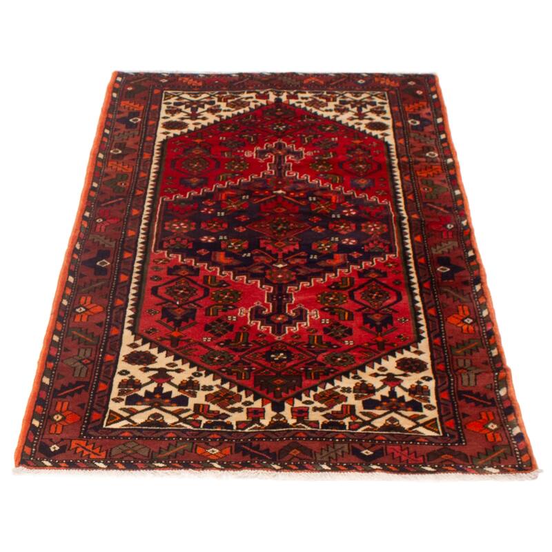 ECARPETGALLERY Hand-knotted Andelz Red Wool Rug - 4'4 x 6'11