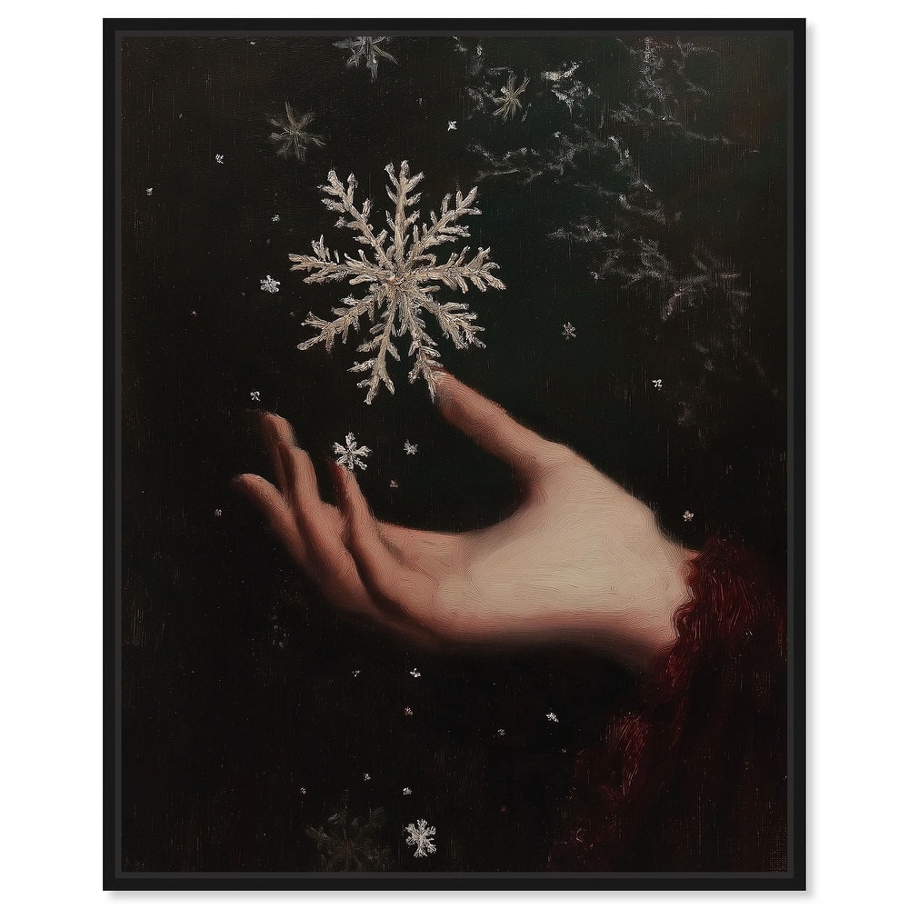 Holding Winter Canvas by Art Remedy