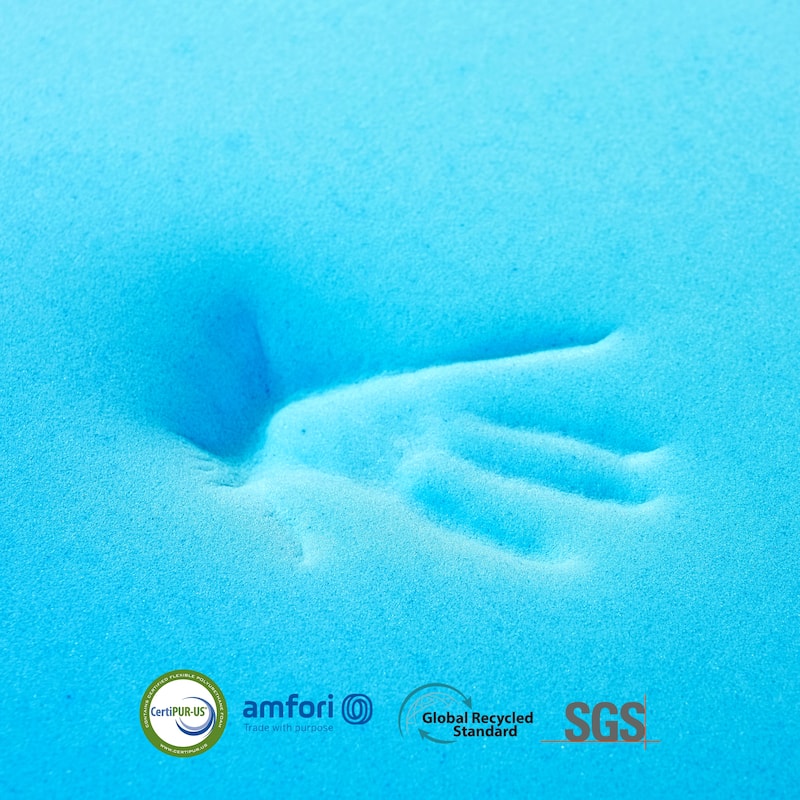 Subrtex 2,3 or 4 inch Medium Gel-Infused Memory Foam Mattress Topper