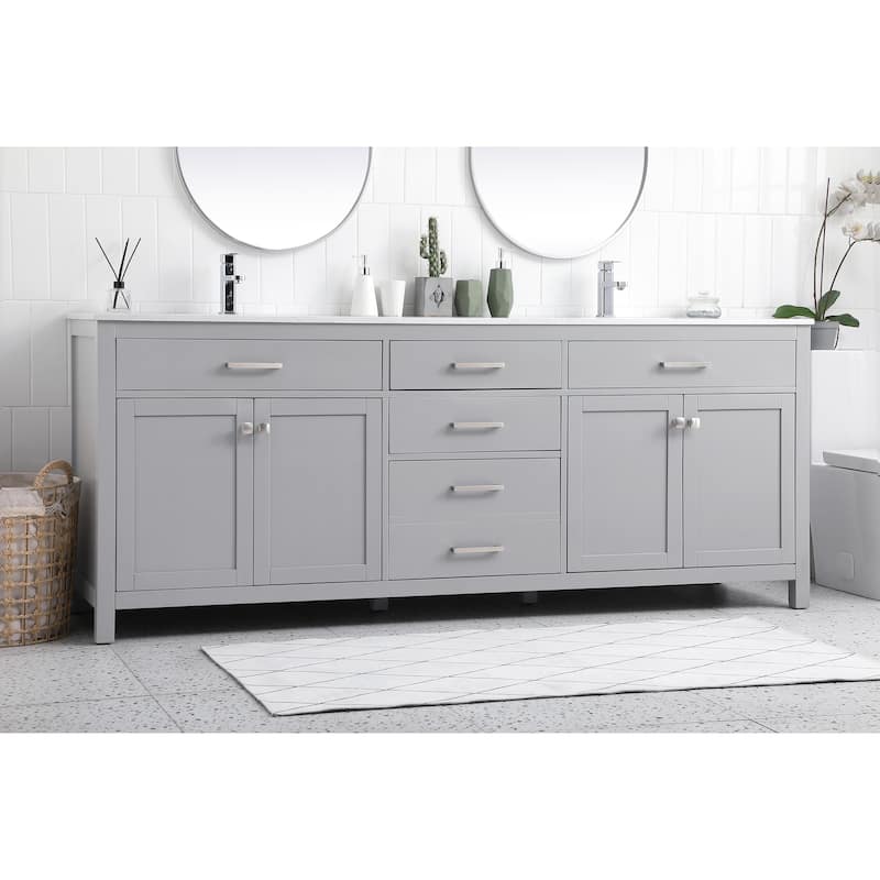 Prestige 54 - 72 Inch Double Bathroom Vanity