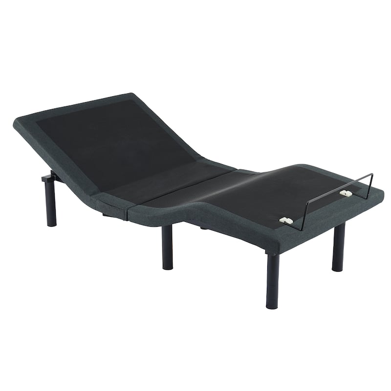CO-Z Massaging Zero Gravity Adjustable Bed with Wireless Remote and Underbed Lighting - Twin XL