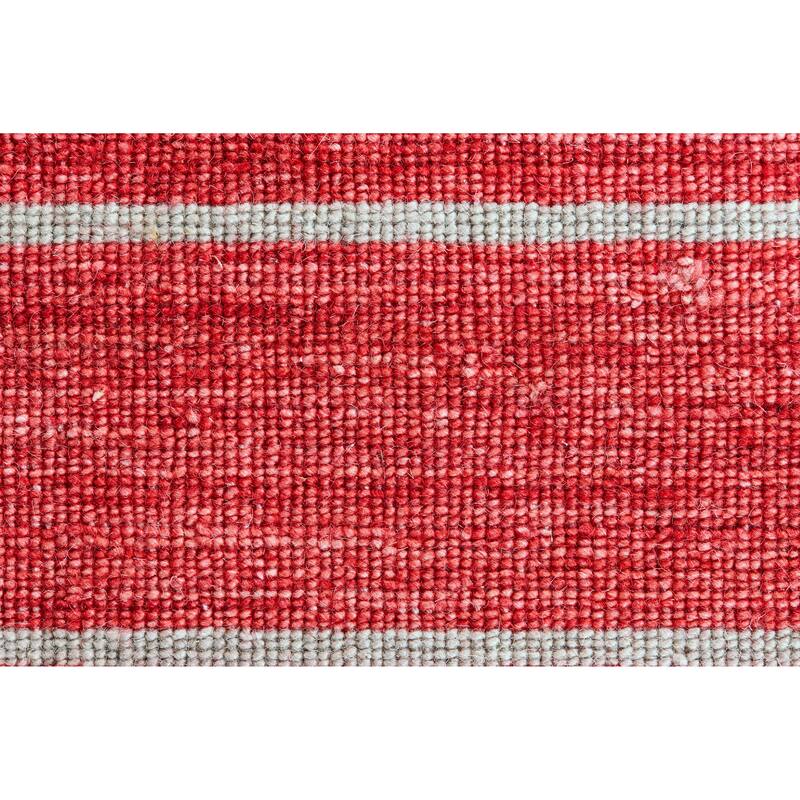 Tavana Handmade Serape Wool Rug, Ombre Aqua Blue, Area Rug