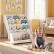 preview thumbnail 15 of 18, Costway Kids’ Bookshelf & Toy Storage Organizer with Rolling Drawer